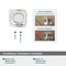 Amerock Glacio 1-3/8 in 35 mm Length Clear/Champagne Bronze Cabinet Knob BP36653CCZ - alternate 6