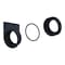 Schneider Electric Flush mounting kit, Harmony XB5, mounting kit 30mm for selector switches and illuminated  push buttons 22mm, plastic, 1 line legend ZB5AZ024 - alternate 3
