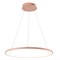 Jonathan Y Brice 23.75" Modern Contemporary Metal Round Dimmable Integrated LED Pendant, Matte Pink JYL7203B - alternate 1