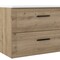 Homeroots 32" Natural Wood Freestanding Bathroom Vanity With White Sink And Two Drawers 627379 - alternate 4