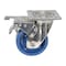 Vestil Solid Polyurethane Swivel With Total Brake Caster 5 In. x 2 In. 1000 lb Dark Blue CST-F-SS-5X2SP-SWTB - alternate 10