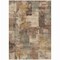 Homeroots 3' X 5' Brown Beige And Charcoal Abstract Washable Indoor Outdoor Area Rug 630759 - alternate 5