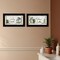 Homeroots Set Of Two Nature Calls 2 Black Framed Print Bathroom Wall Art, 2PK 406212 - alternate 3