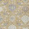 Homeroots 8' X 10' Gold Ivory And Gray Damask Washable Indoor Outdoor Area Rug 599415 - alternate 5