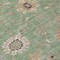 Homeroots 8' Artichoke Green Ivory And Coral Round Floral Washable Indoor Outdoor Area Rug 604763 - alternate 5