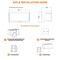 Beyond Solar Lunix Series Solar Wall Pack Light - 2000 Lumens, Anti-Glare, PIR Motion Sensor, IP54, 4000K CCT 790118 - alternate 9
