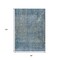 Homeroots 8' X 10' Blue And Ivory Abstract Washable Indoor Outdoor Area Rug 631092 - alternate 4