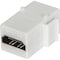 Intellinet Network Solutions MANHATTAN HMDI INLINE COUPLER, HDMI FEMALE TO HDMI FEMALE WHITE. SNAP-IN INSTA 771351 - alternate 2