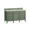 James Martin Vanities Brittany 60" Single Vanity, Smokey Celadon, w/ 3 CM Siberian Silestone Top 650-V60S-SC-3SFR - alternate 5
