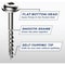 Kreg No, 8 x 1-1/4'' Square Coarse Thread Maxi-Loc Head Zinc Pocket-Hole Screw, 1200 Ct. SML-C125-1200 - alternate 4