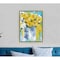 Homeroots Sunshine Yellow Silver Framed Print Wall Art 525965 - alternate 4