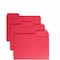 Smead Pressboard Folder, Big Tab, Red, 100PK 11983 - alternate 2