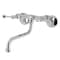 Kingston Brass Double-Handle Wall Mount Bathroom Faucet, Polished Chrome KS315C - alternate 1