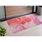 Homeroots 3' X 5' Pink Abstract Washable Non Skid Indoor Outdoor Area Rug 559760 - alternate 1