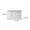 Homeroots Modern Farmhouse Brown And White Buffet Server 388226 - alternate 7