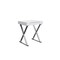 Homeroots 27" White and Silver Writing Desk 320753 - alternate 1