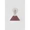 Hudson Valley Lighting Painted No. 2 Wall Sconce in Polished Nickel/Soft Crimson by Mark D. Sikes MDS350-PN/CRN - alternate 5