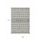 Homeroots 9' X 12' Ivory Red And Gray Geometric Washable Indoor Outdoor Area Rug 612188 - alternate 6