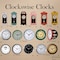 Clockswise 12in Round Battery-Operated Singing Bird Wall Clock with Wild Nature Sounds & Non-Ticking, Yellow QI004820.YL - alternate 6
