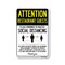 Signmission PSA, Restaurant Guests Practice Social Distancing, 14in X 10in Rigid Plastic, OS-NS-P-1014-25409 OS-NS-P-1014-25409 - alternate 1
