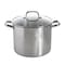 Oster Adenmore 12 Quart Stainless Steel Stock Pot With Tempered Glass Lid 108113.02 - alternate 1