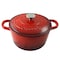 Crock-Pot Crock Pot Artisan 5 Quart Round Enameled Cast Iron Dutch Oven in Scarlet Red 69141.02 - alternate 2