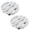 Amerihome 2 Piece Rolling Wood Plant Caddie - Round WCRDSET - alternate 1
