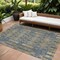 Homeroots 10' X 14' Blue Taupe And Beige Moroccan Washable Indoor Outdoor Area Rug 577192 - alternate 1