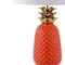 Jonathan Y Pineapple 23" Classic Vintage Ceramic LED Table Lamp, Orange/Gold JYL4019E - alternate 6