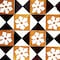 Homeroots 8" x 8" Mini Snowflakes and Squares Peel and Stick Removable Tiles 400503 - alternate 3