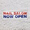 Signmission Nail Salon Now Open, 24 Inch x 72 Inch, Vinyl Banner B-72-30748 - alternate 4