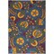 Homeroots 4' X 6' Blue Yellow And Green Indoor Outdoor Area Rug 527610 - alternate 7