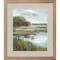 Homeroots Riverside View Watercolor Waterscape Distressed Frame Wall Art 558344 - alternate 1