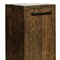 Homeroots 24" Natural And Smoky Black Distressed Reclaimed Wood Square Block End Table 716348 - alternate 5