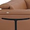 Homeroots Chestnut Italian Leather Power Reclining U Shaped Eight Piece Corner Sectional With Console 634678 - alternate 7