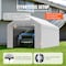 Vevor Carport Replacement Canopy Car Shelter Top+Side 10x20ft Frame Not Included SXYQCPBHDC10X20 - alternate 3