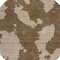 Homeroots 8' Brown And Beige Round Abstract Washable Indoor Outdoor Area Rug 614517 - alternate 9