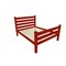 Homeroots Red Solid Wood Queen Bed Frame 548169 - alternate 6