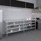 Amgood 24in D x 96in L Stainless Steel Table, Three Undershelves AMG WT-2496-3SH-Z - alternate 4