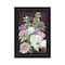 Homeroots Wild For Plum Bouquet 3 Black Framed Print Wall Art 407666 - alternate 1