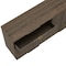 Manhattan Comfort Clive 72in Dresser in Walnut Brown and Gold (6-Drawer) DR1562-3 - alternate 6