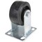 Vestil Rubber Rigid Caster 4 In. Diameter x 2 In. Width 396 Lb. Capacity Black CST-VE-4X2MR-R - alternate 4