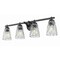 Z-Lite Andree Matte Black 4 Light Vanity 1960-4V-MB - alternate 3