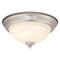 Vaxcel Stevens 13-in W LED Satin Nickel Transitional Flush Mount Ceiling Light Fixture C0291 - alternate 1