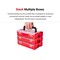 Tekton Shallow Stacking Tool Box (L-BOXX 1) w/Red Mini Stacking Tool Box (L-BOXX Mini) and Organizer Bins OLB91015 - alternate 6