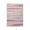 Homeroots 10' X 14' Pink Ivory And Gray Striped Washable Indoor Outdoor Area Rug 597354 - alternate 5