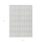 Homeroots 9' X 12' Silver And Ivory Geometric Washable Indoor Outdoor Area Rug 577113 - alternate 4