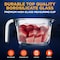 Nutrichef High Borosilicate Glass Measuring Cup with Customized Decal Scale, 500 ml, Safe to Use in Microwave NCGLMES50 - alternate 5