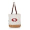 Picnic Time Family Of Brands NFL San Francisco 49ers - Pico Willow and Canvas Lunch Basket 200-00-187-274-2 - alternate 1