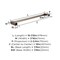 Amerock Monument Brushed Nickel Contemporary 18 in 457 mm Towel Bar BH36083G10 - alternate 4